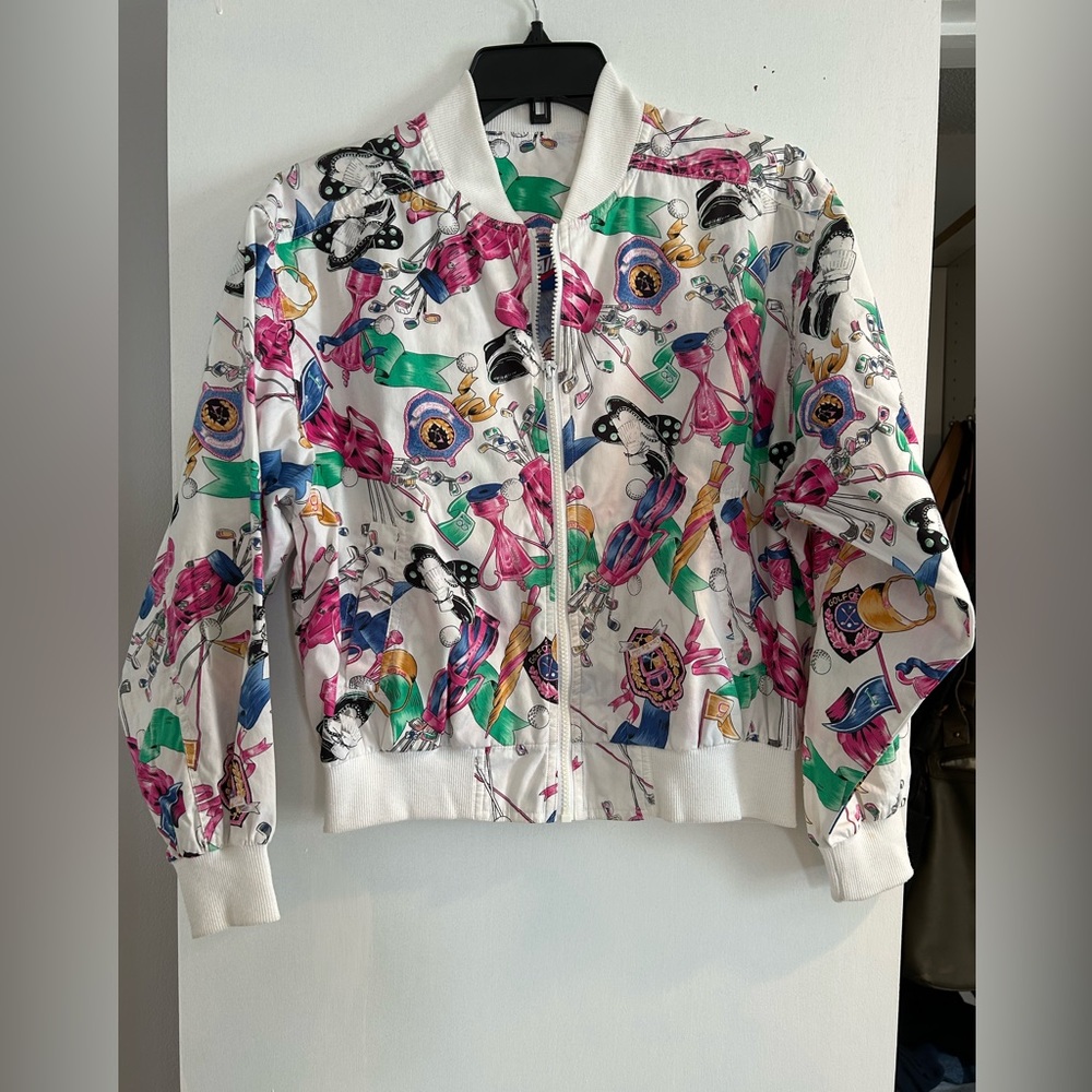 Vintage Golf Print Jacket